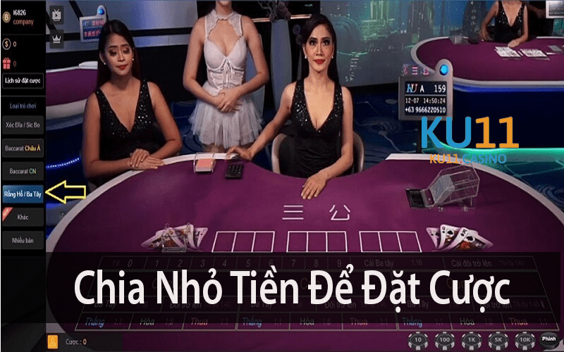 Chia nhỏ tiền để đặt cược